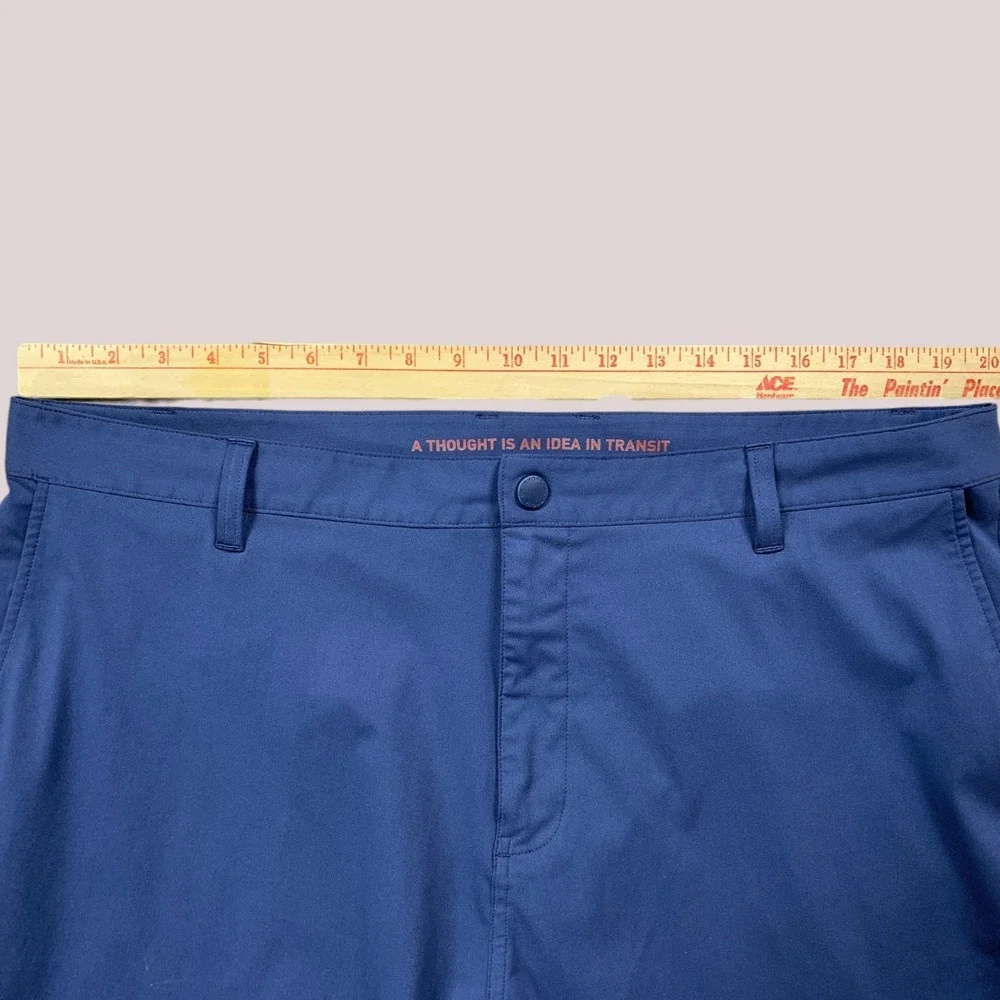 Rhone Commuter Jogger Mens 40x30 Blue Slim Fit Performance